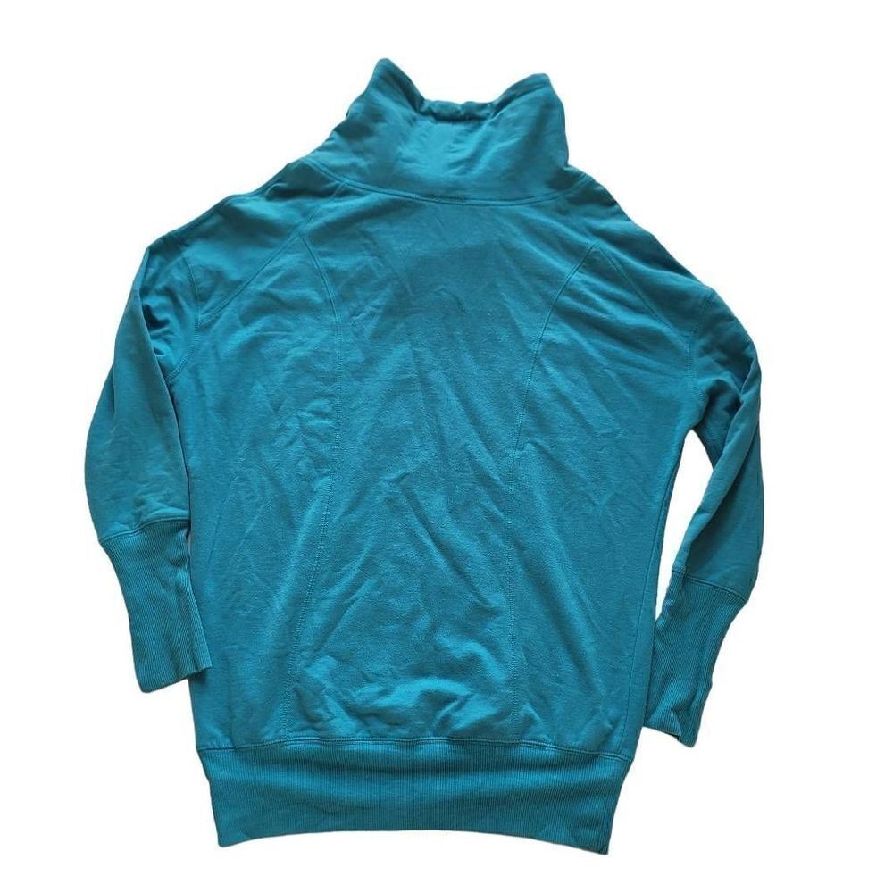Zella womens Sz S blue pullover workout sweater - Picture 3 of 8